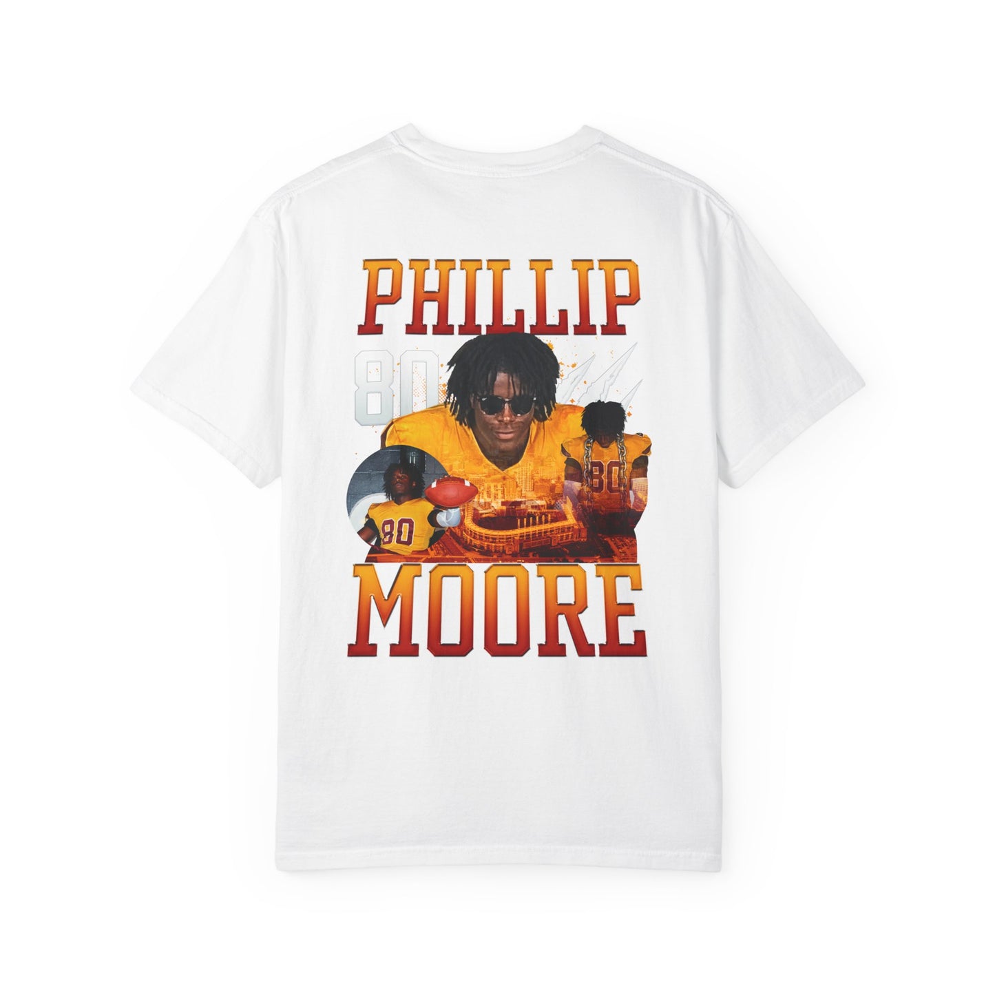 Phillip Moore Logo Front & Back Premium Tee