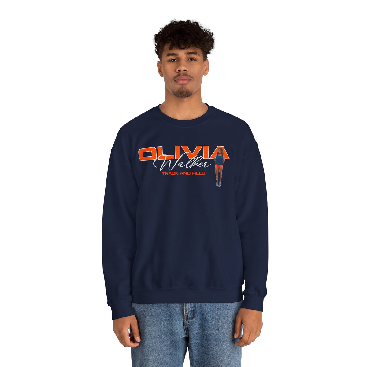 Olivia Walker Cursive Crewneck Sweatshirt