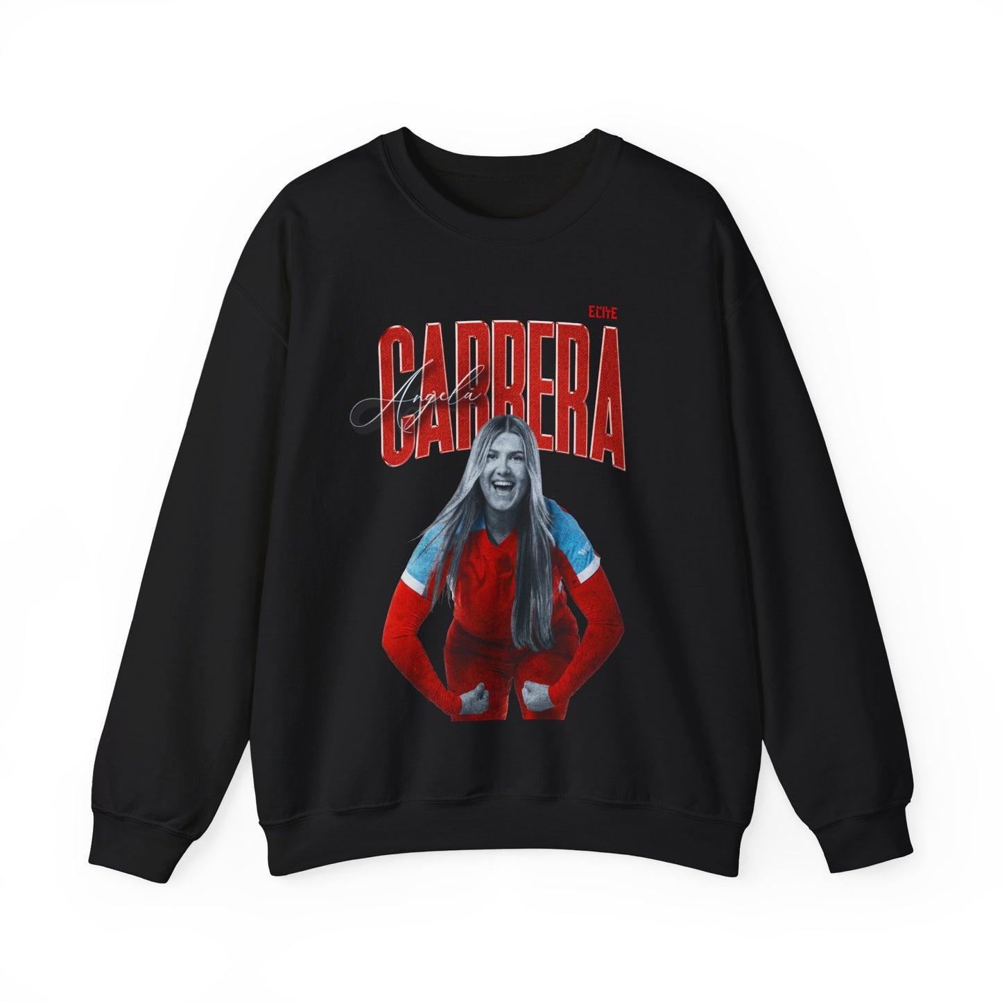 Angela Carrera Faded Glory Crewneck Sweatshirt