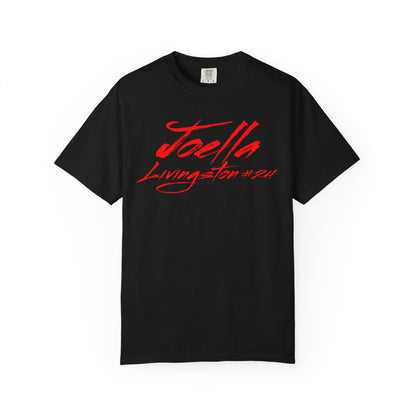 Joella Livingston Cursive Name & Number Premium Tee