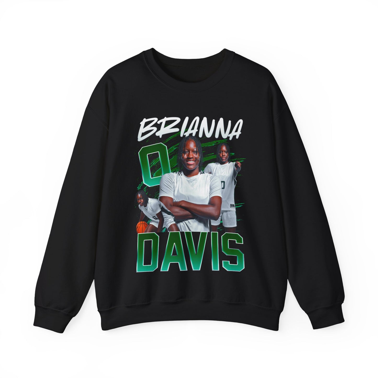 Brianna Davis White & Colored Combo Crewneck Sweatshirt