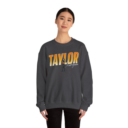 Taylor Rodriguez Cursive Combo Colored Crewneck Sweatshirt
