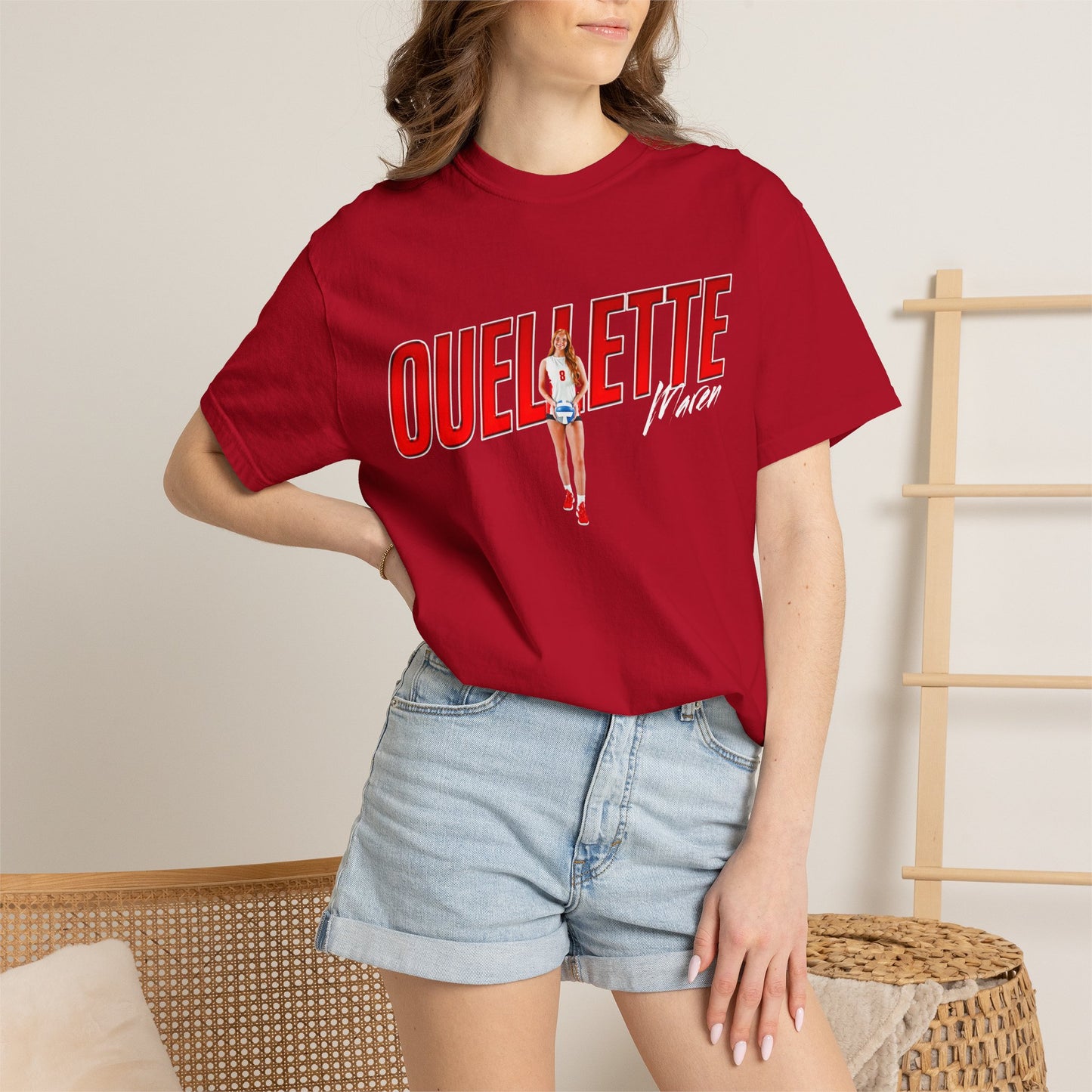 Maren Ouellette Cursive Combo Colored Premium Tee
