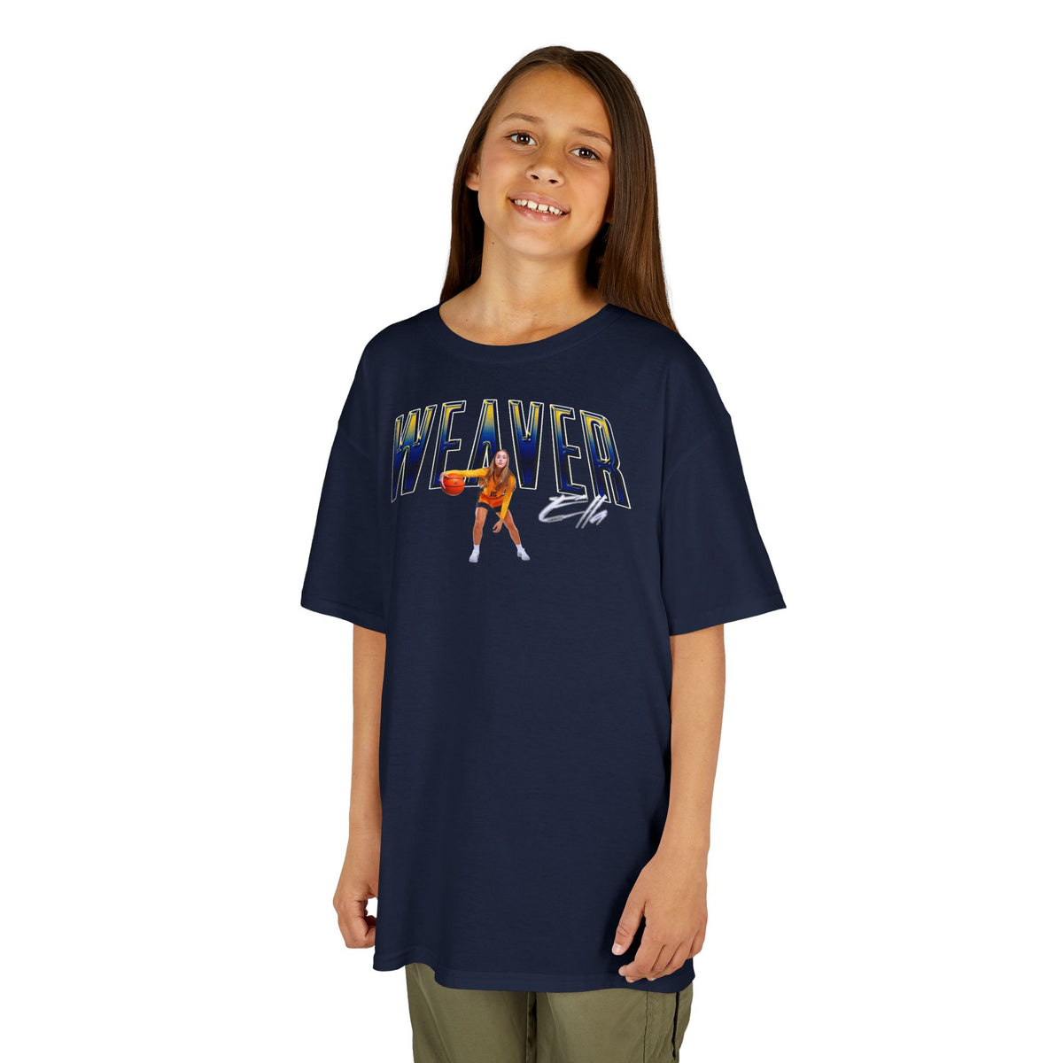 Ella Weaver Curved Combo Kids Tee