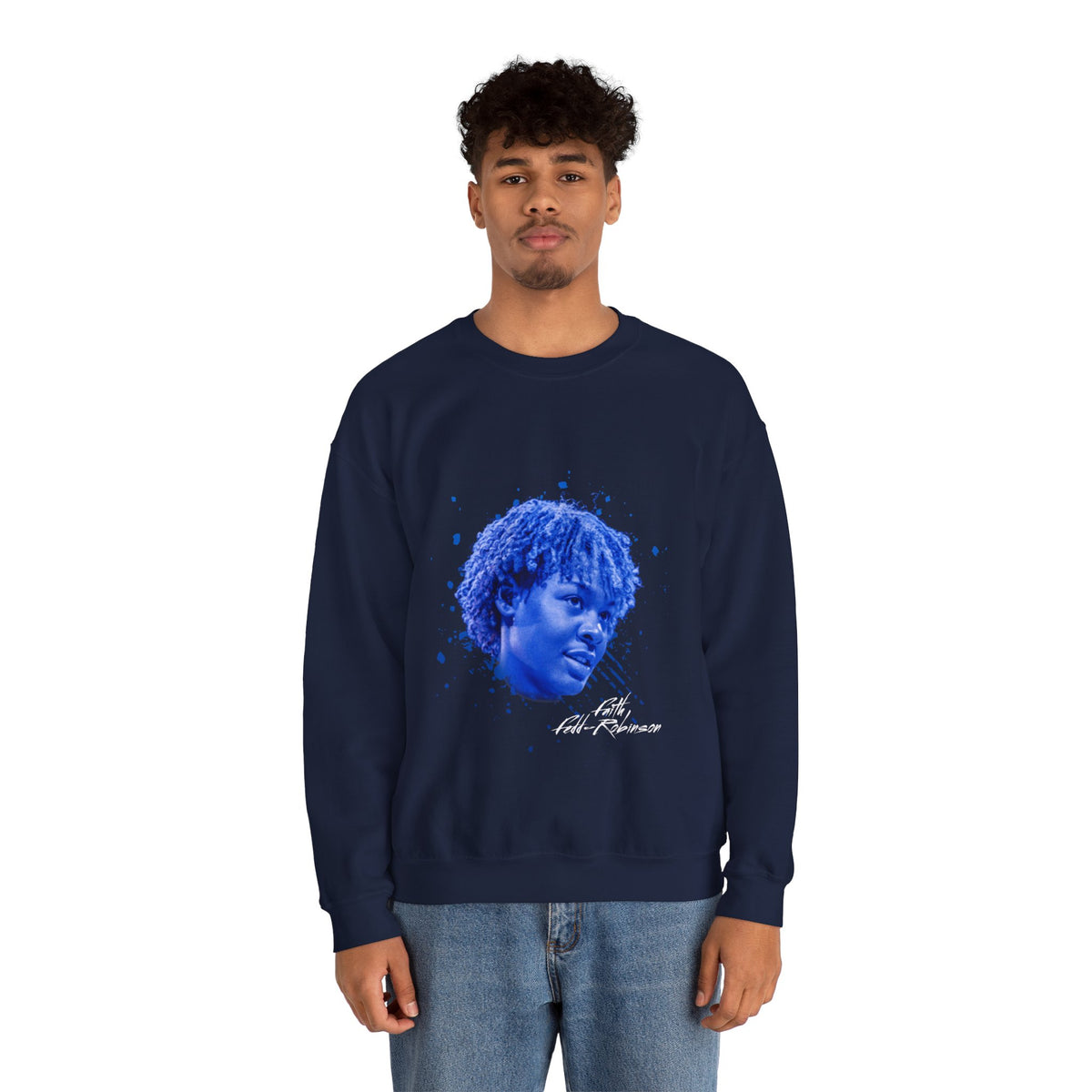 Faith Fedd-Robinson Big Head Crewneck Sweatshirt