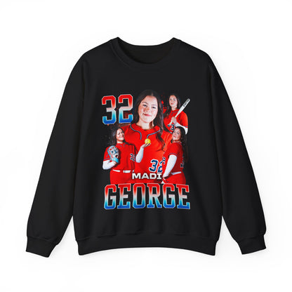 Madi George Name & Number Ombre Crewneck Sweatshirt
