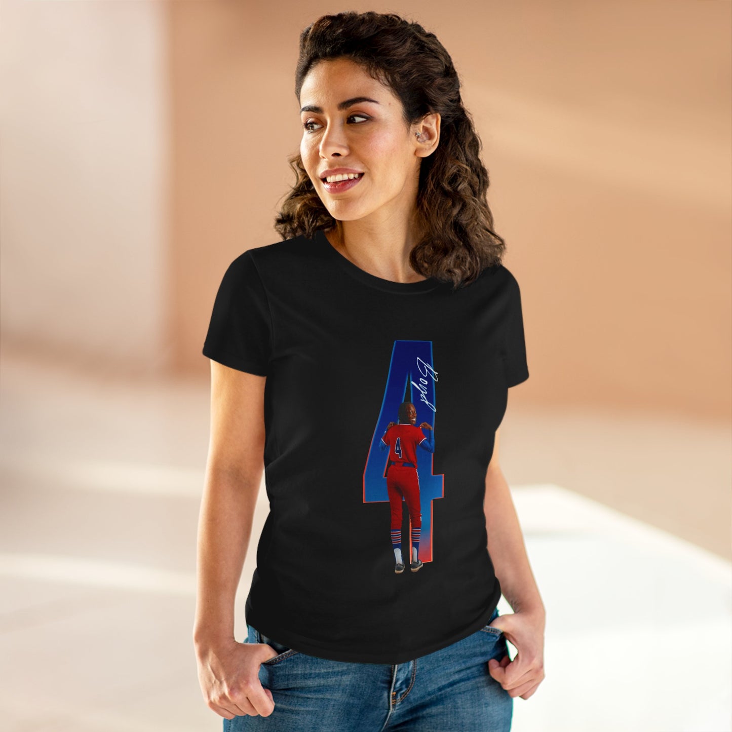 Zekylah Boyd Player Icon Number Women's Tee