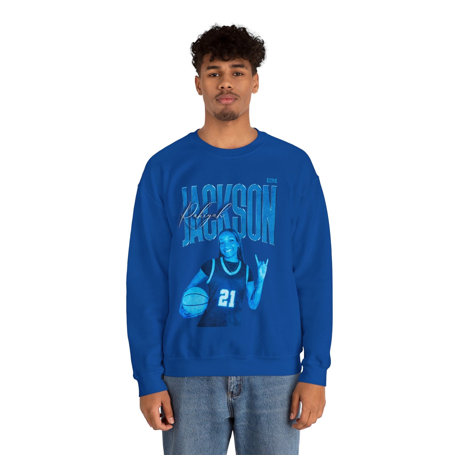 Rakiyah Jackson Faded Glory Crewneck Sweatshirt