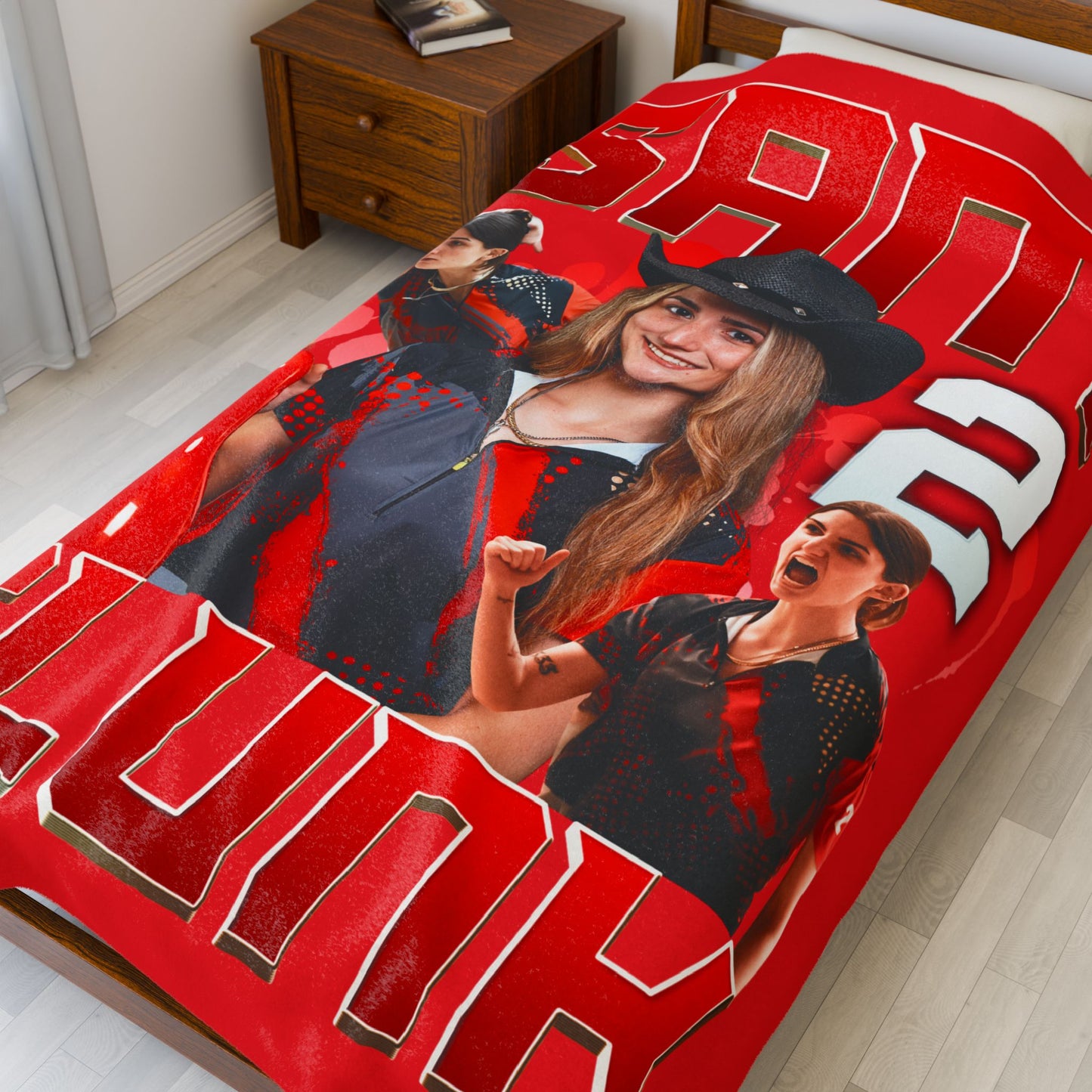 Sam Glunk 60"-80" Plush Blanket