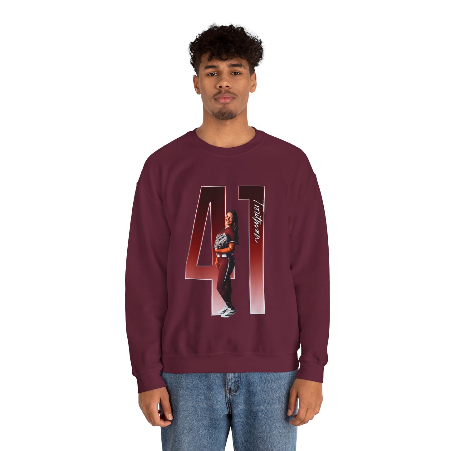 Taylor Troutman Player Icon Number Crewneck Sweatshirt