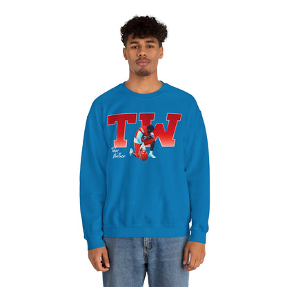 Takai Wallace Big Initials Colored Crewneck Sweatshirt