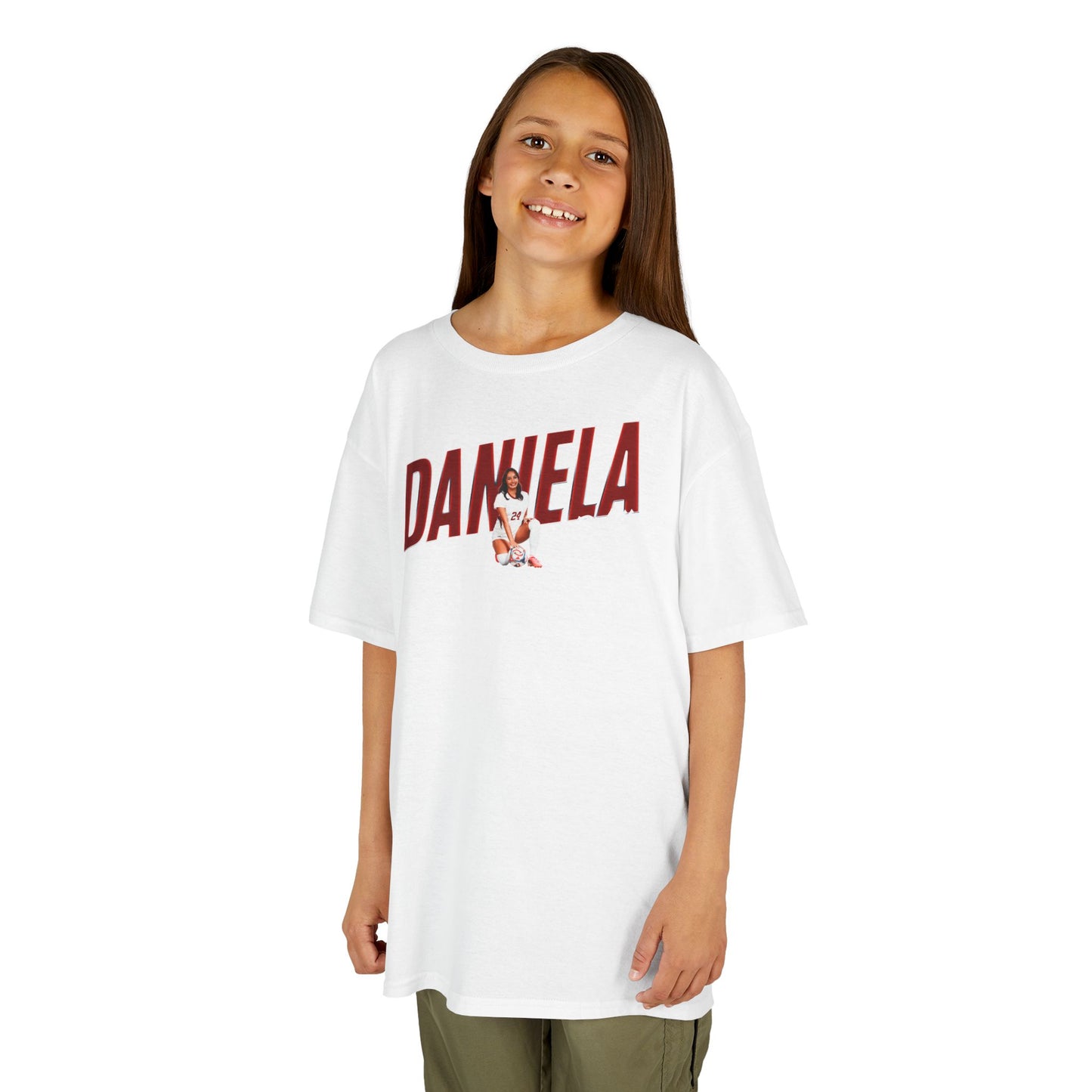 Daniela Portillo Cursive Combo Colored Kids Tee