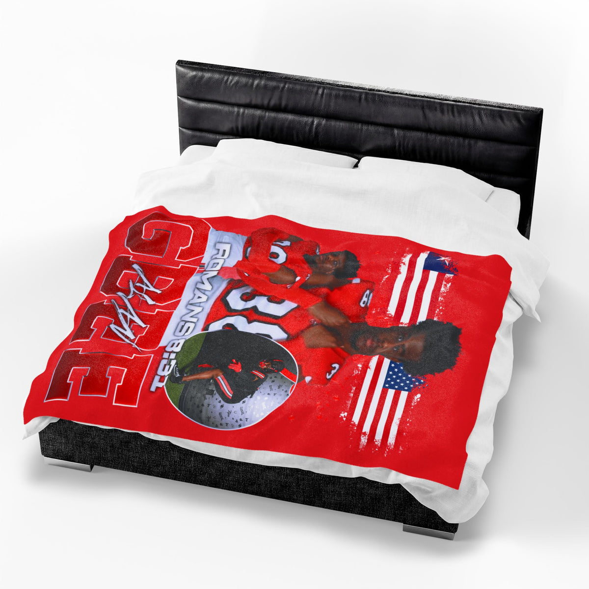 Alan Gbee 60"-80" Plush Blanket