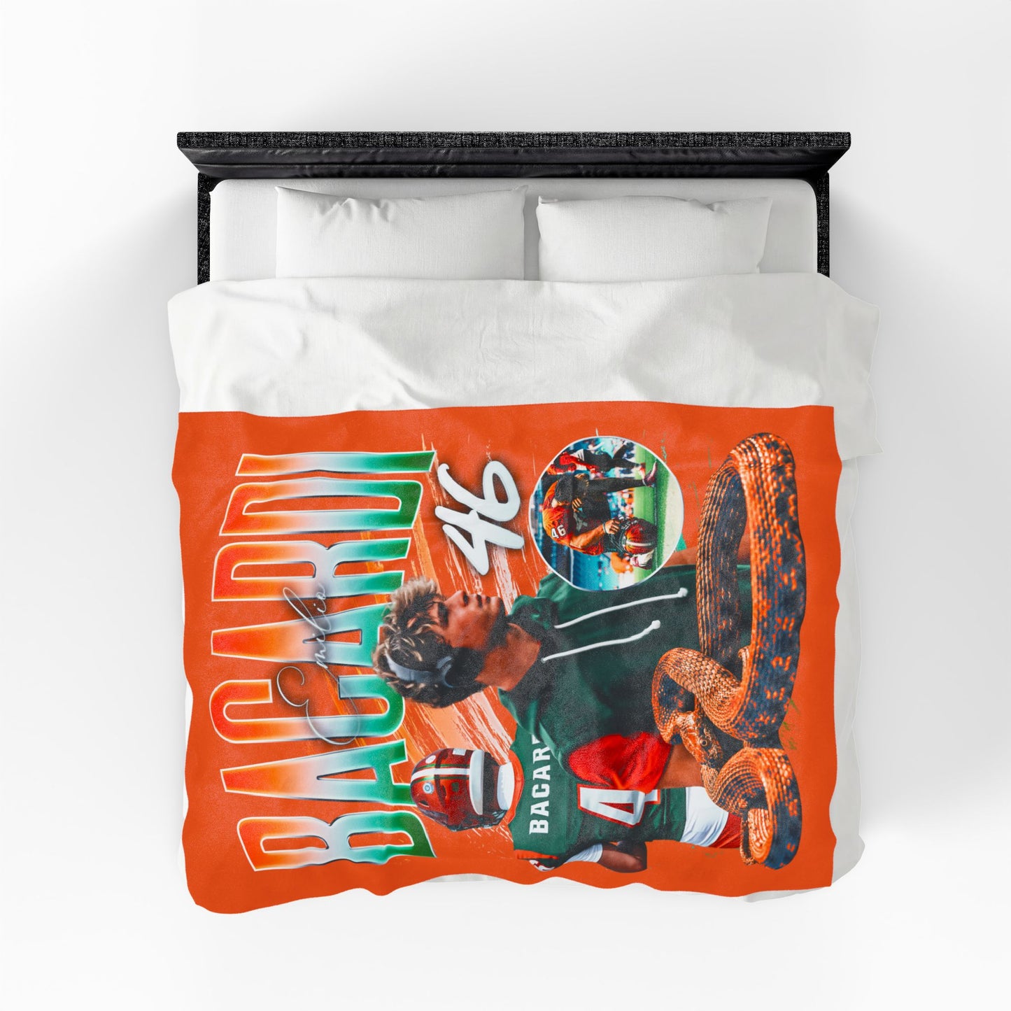 Emilio Bacardi 60"-80" Plush Blanket