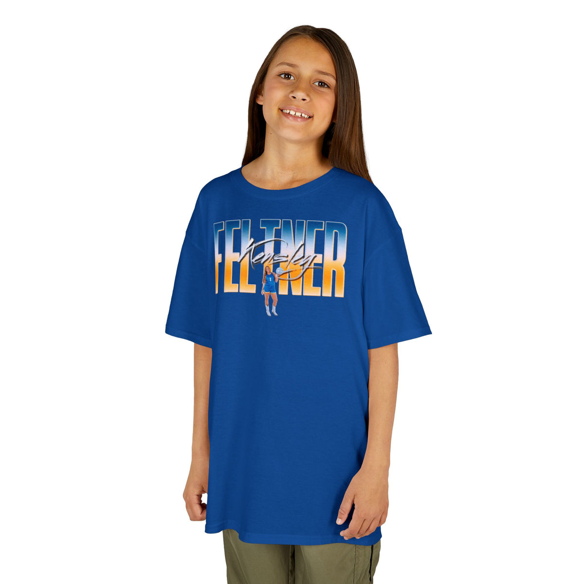 Kensley Feltner Curved Combo Kids Tee
