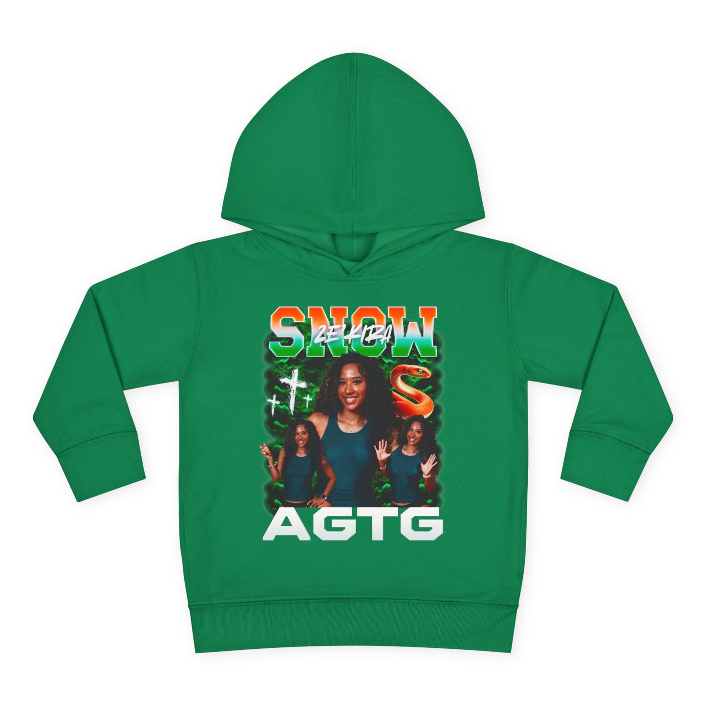 Ze'Kira Snow Toddler Pullover Hoodie