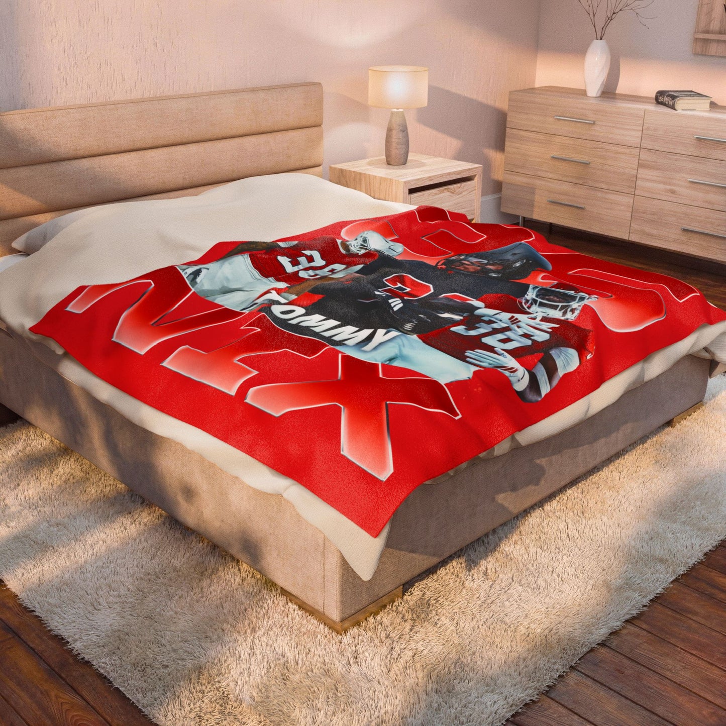 Tommy Nix 60"-80" Plush Blanket