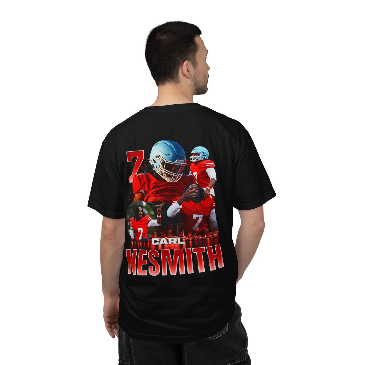 Carl Nesmith Logo Front & Back Premium Tee