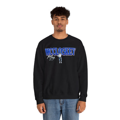 Riley McCloskey Curved Combo Colored Crewneck Sweatshirt