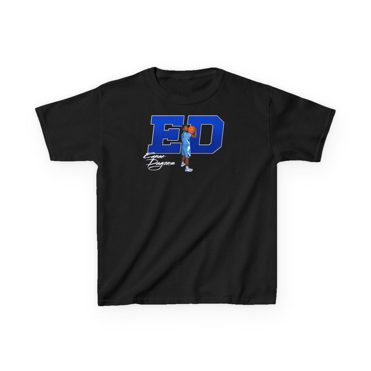 Eanae Dagons Big Initials Kids Tee