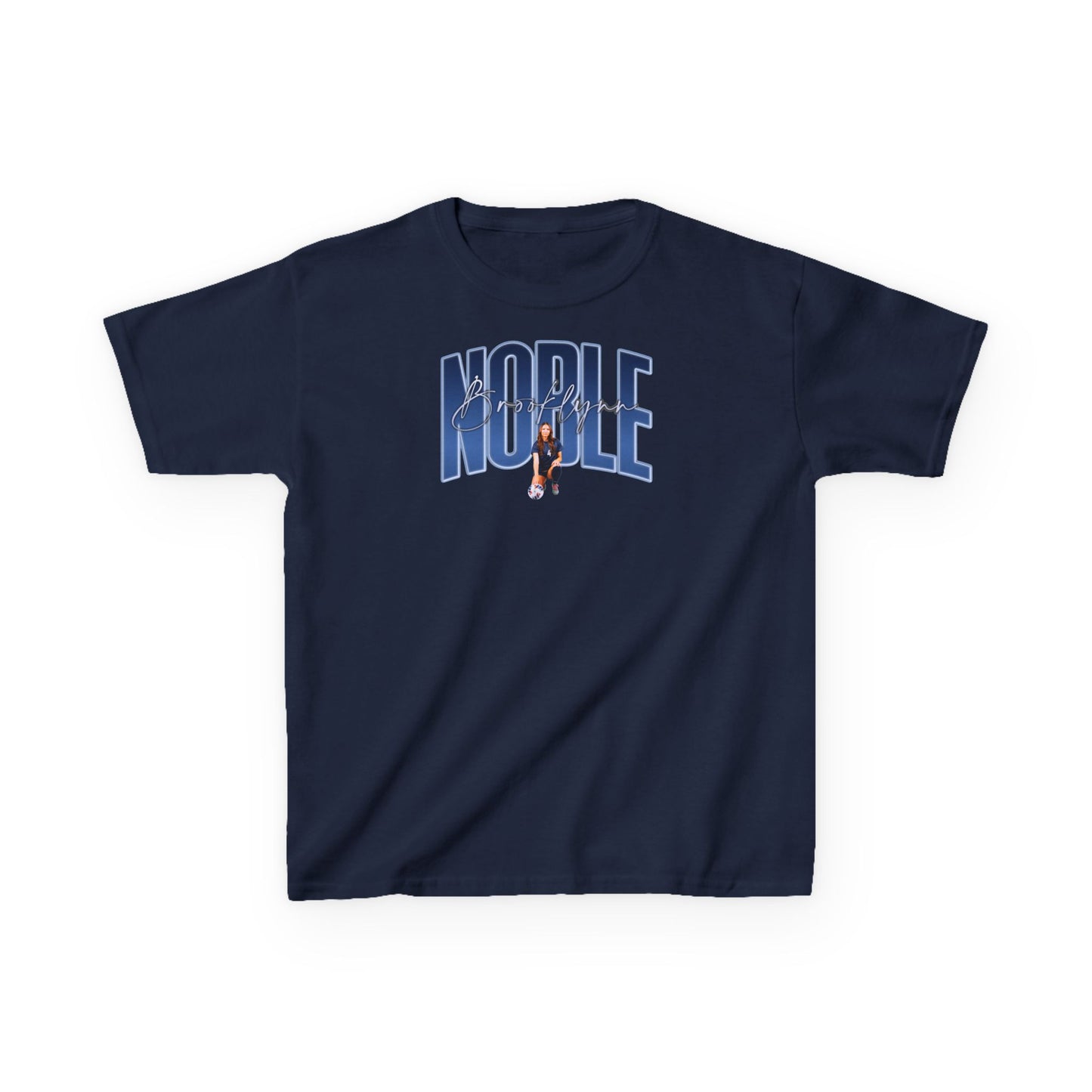 Brooklynn Noble Curved Combo Colored Kids Tee