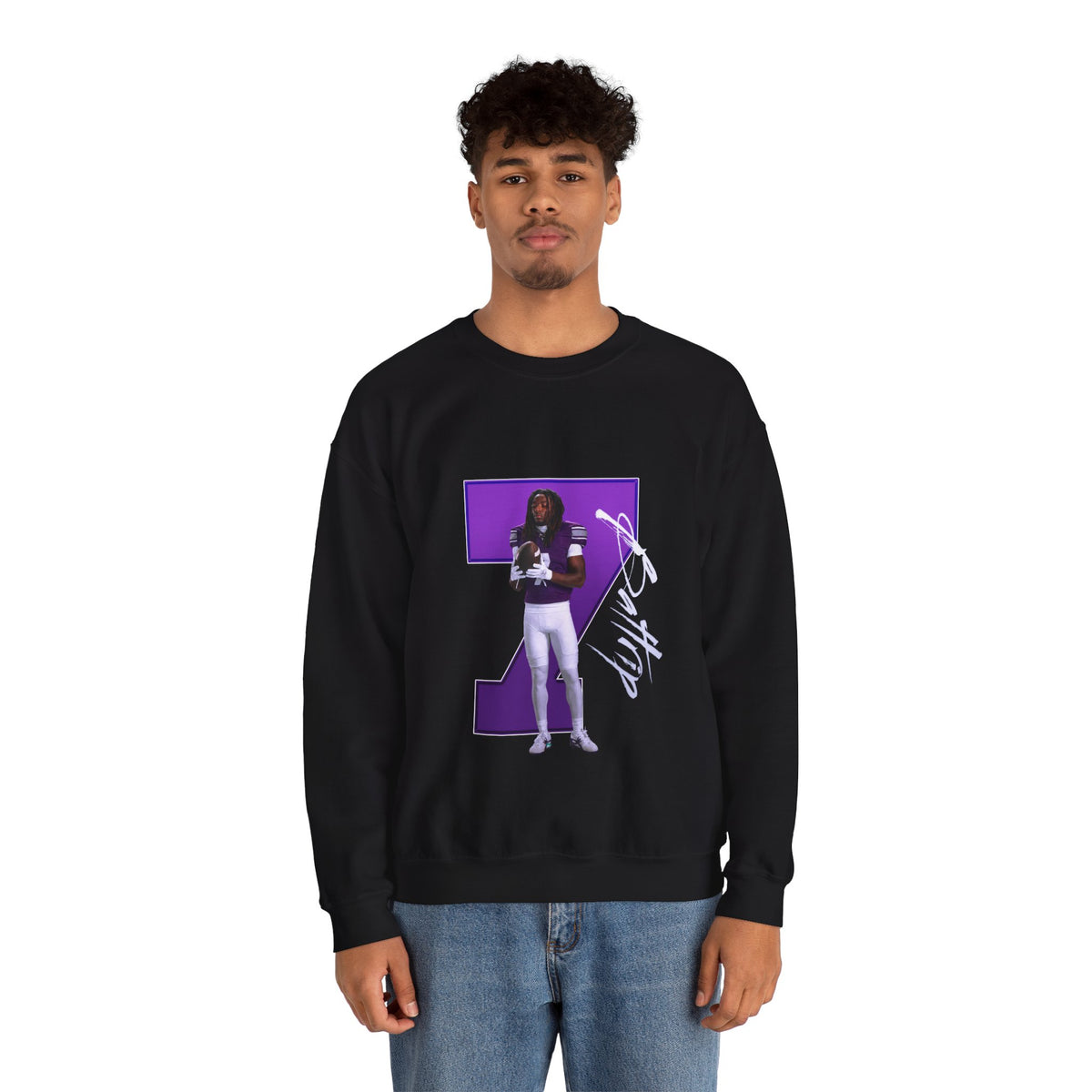 Raydrian Baltrip Player Icon Number Crewneck Sweatshirt