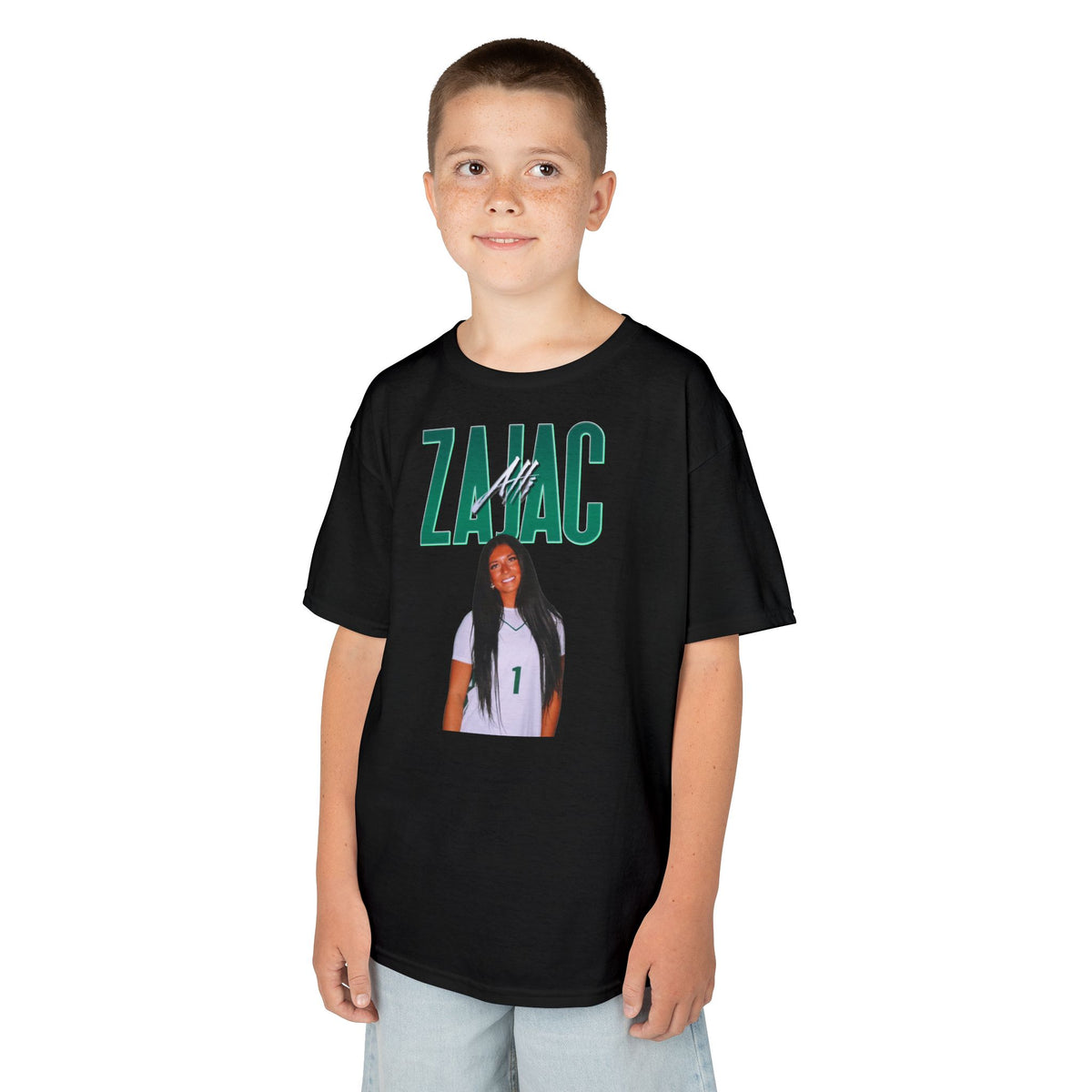 Alli Zajac Curved Combo Colored Kids Tee