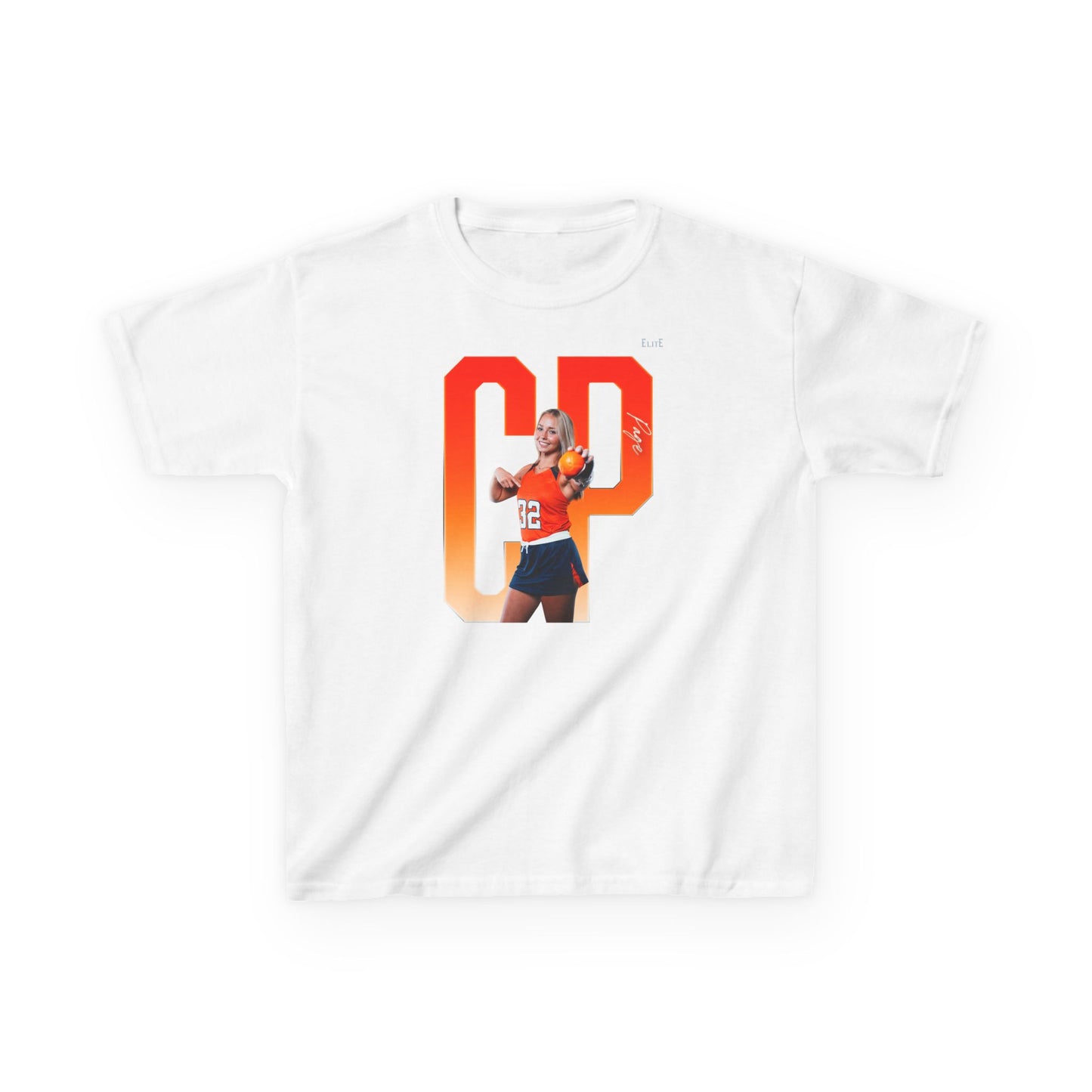 Chloe Page Player Icon Initials Kids Tee