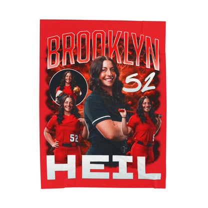 Brooklyn Heil Lightning Storm 60"-80" Plush Blanket