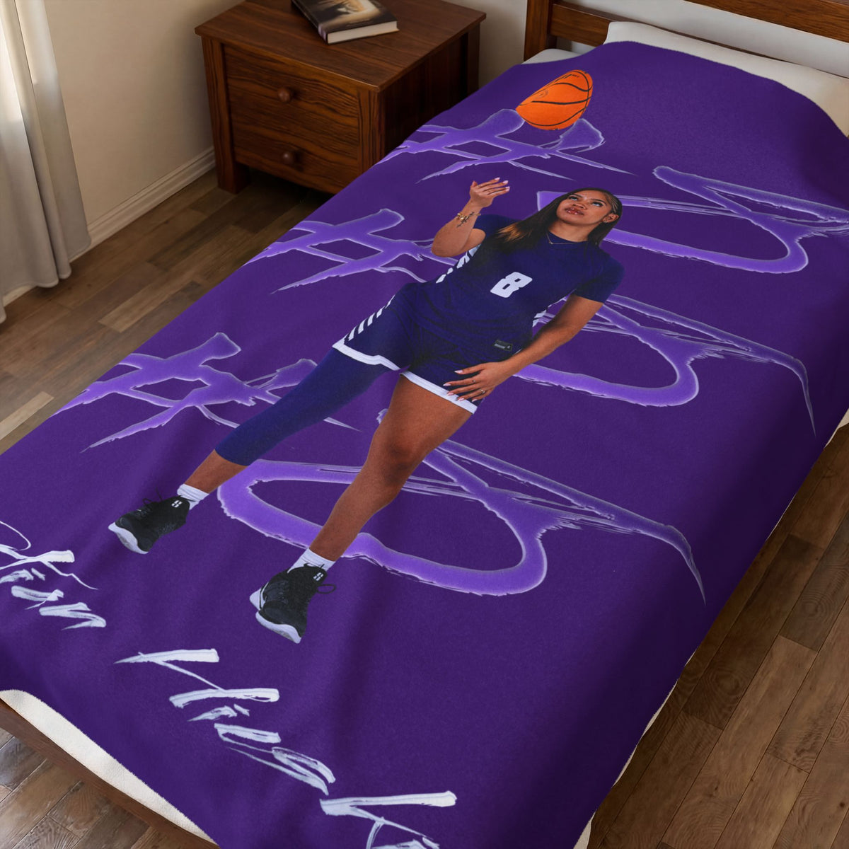 Kristian Hieskill 60"-80" Plush Blanket