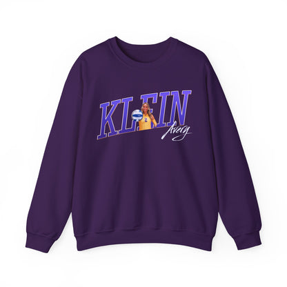 Avery Klein Cursive Combo Crewneck Sweatshirt