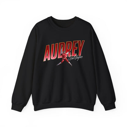 Audrey Gallegos Cursive Combo Colored Crewneck Sweatshirt
