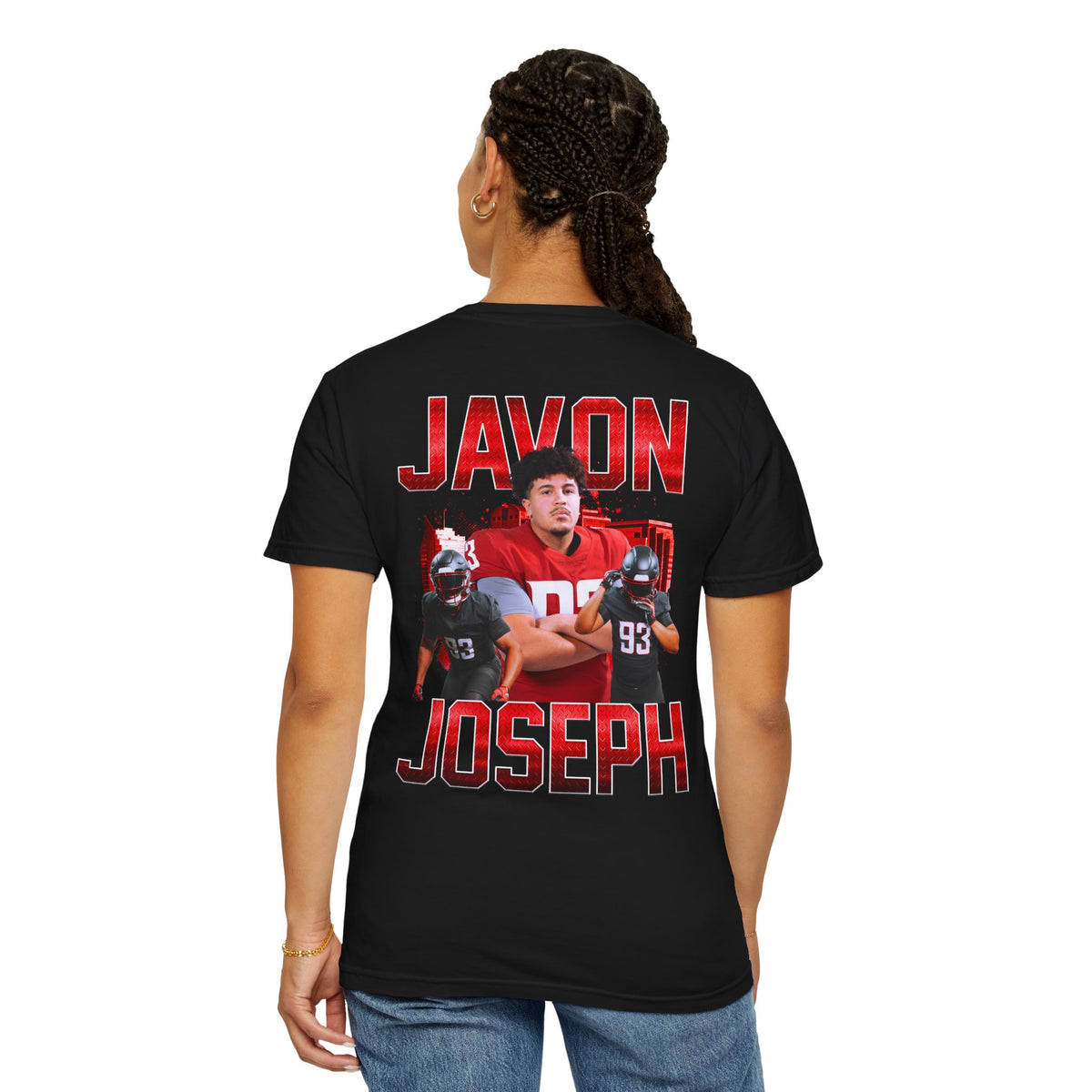 Javon Joseph Logo Front & Back Premium Tee