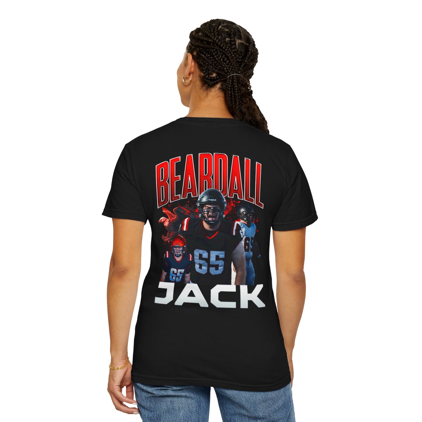 Jack Beardall Logo Front & Back Premium Tee