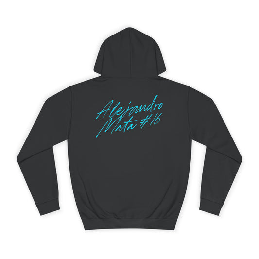 Alejandro Mata Cursive Name & Number Premium Hoodie