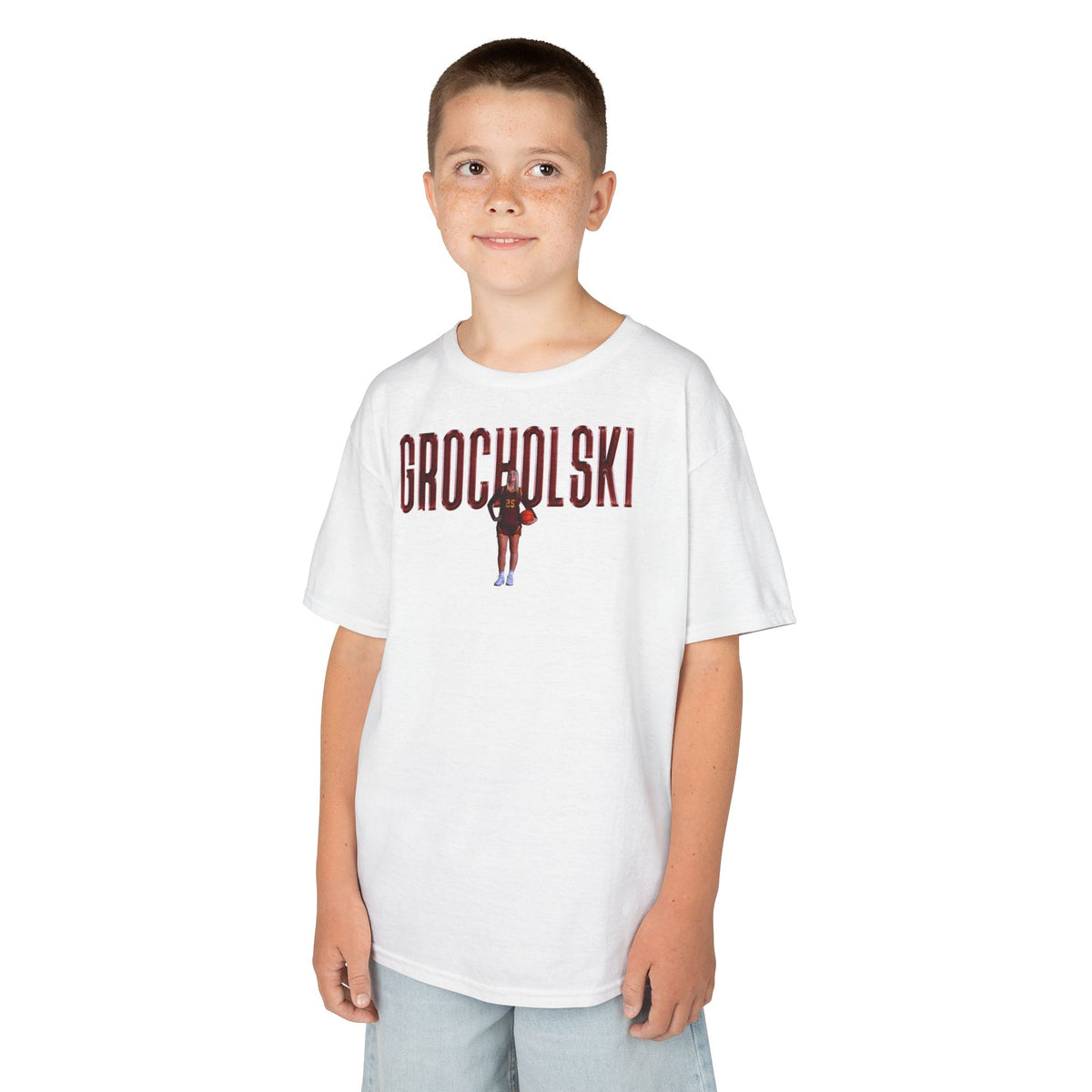 Grace Grocholski Big Last Name Kids Tee
