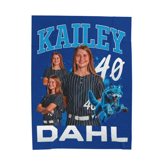 Kailey Dahl First Name Highlight 60"-80" Plush Blanket