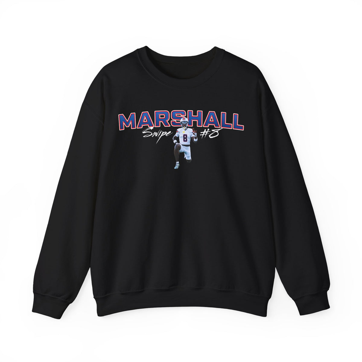 Swipe Marshall Star Player Crewneck Sweatshirt