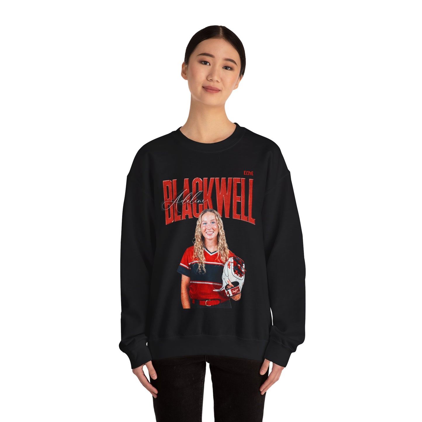 Adeline Blackwell Faded Glory Crewneck Sweatshirt