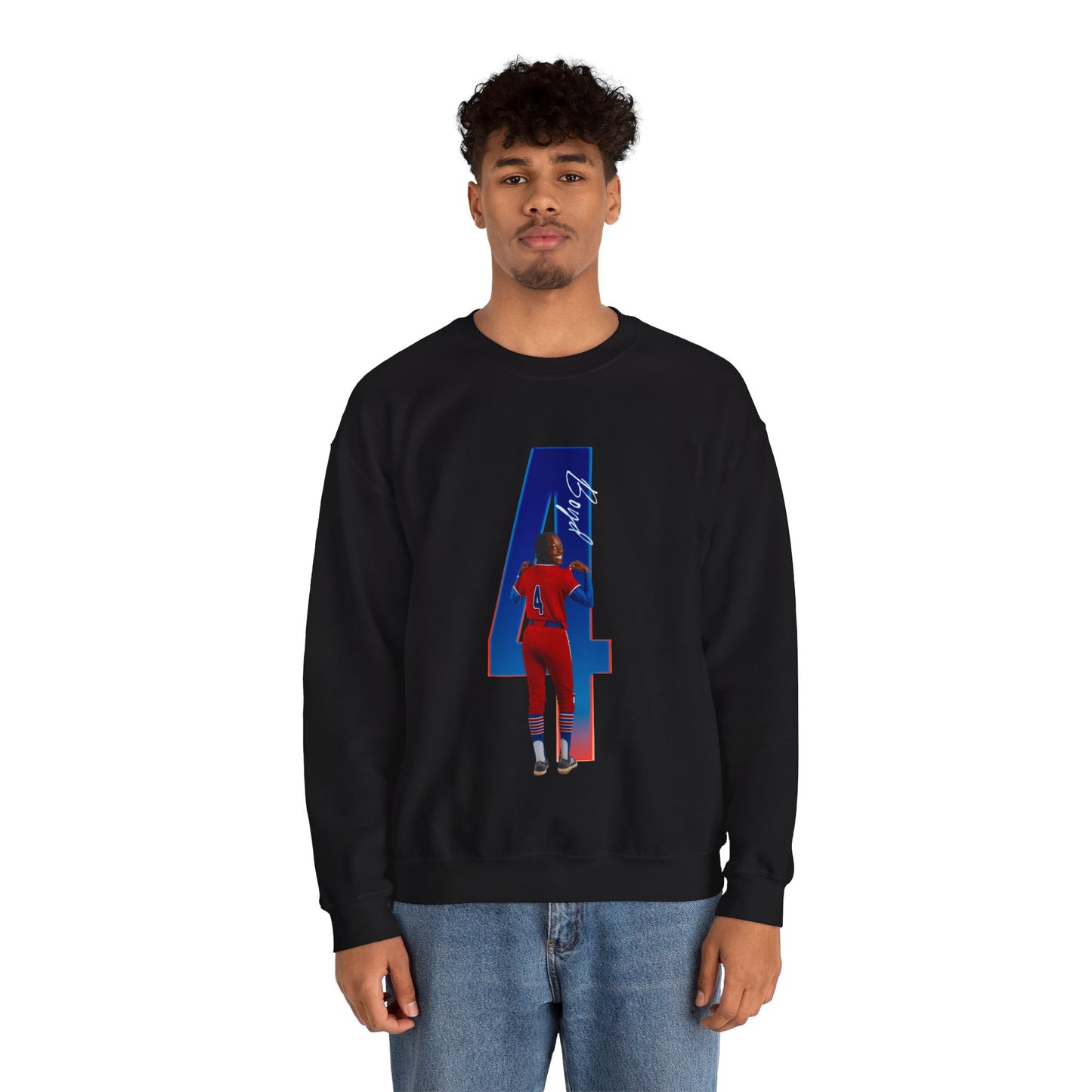 Zekylah Boyd Player Icon Number Crewneck Sweatshirt