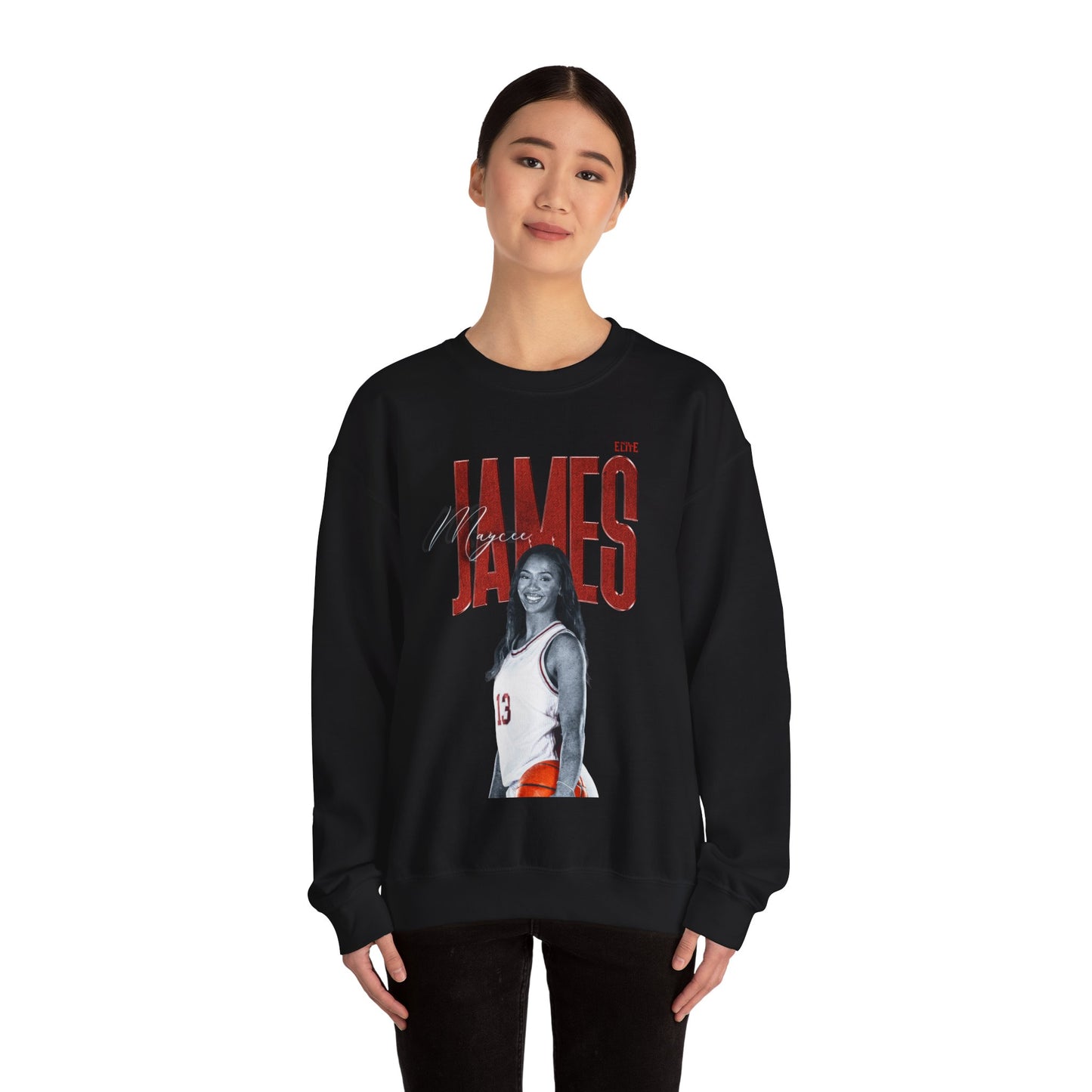 Maycee James Faded Glory Crewneck Sweatshirt