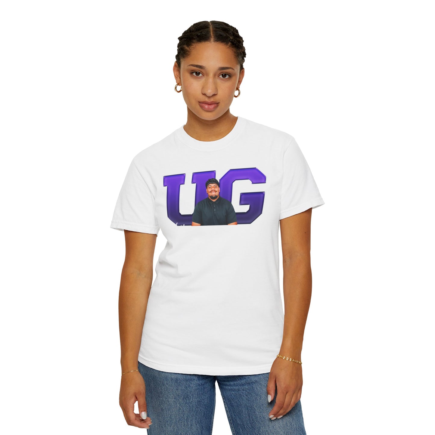 Uelese Grey Big Initials Premium Tee