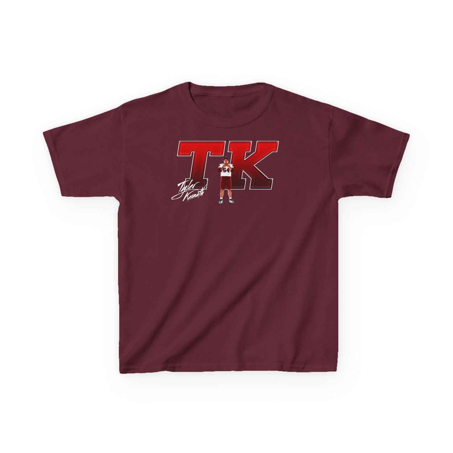 Tyler Keinath Big Initials Colored Kids Tee