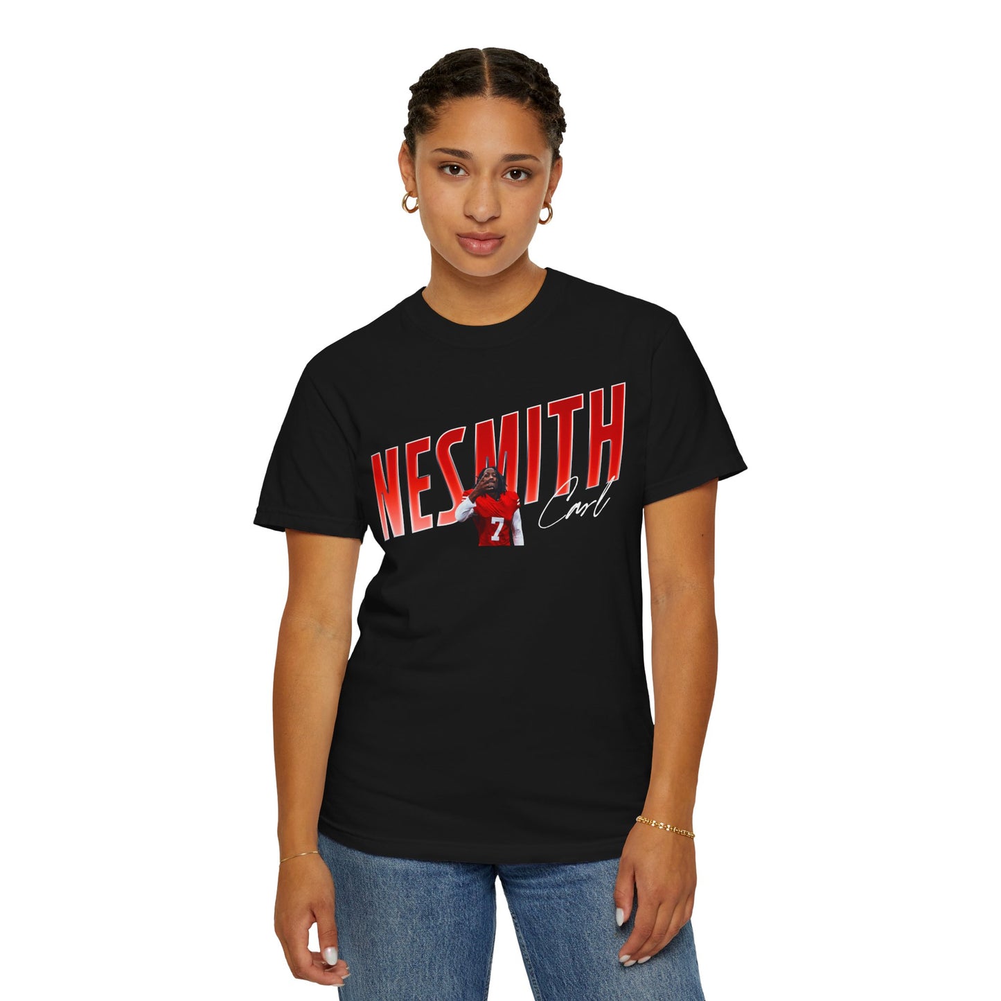 Carl Nesmith Cursive Combo Colored Premium Tee