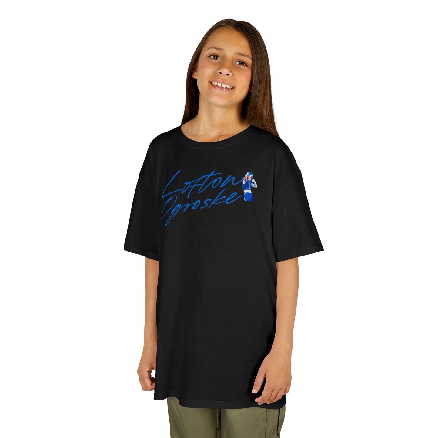Lofton Ogroske Cursive Kids Tee