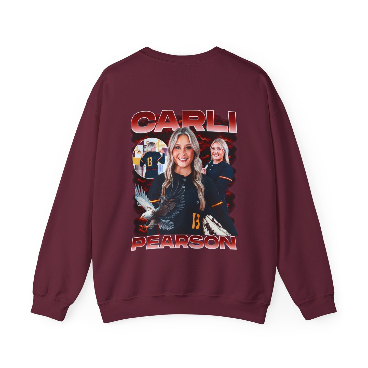 Carli Pearson Logo Front & Back Crewneck