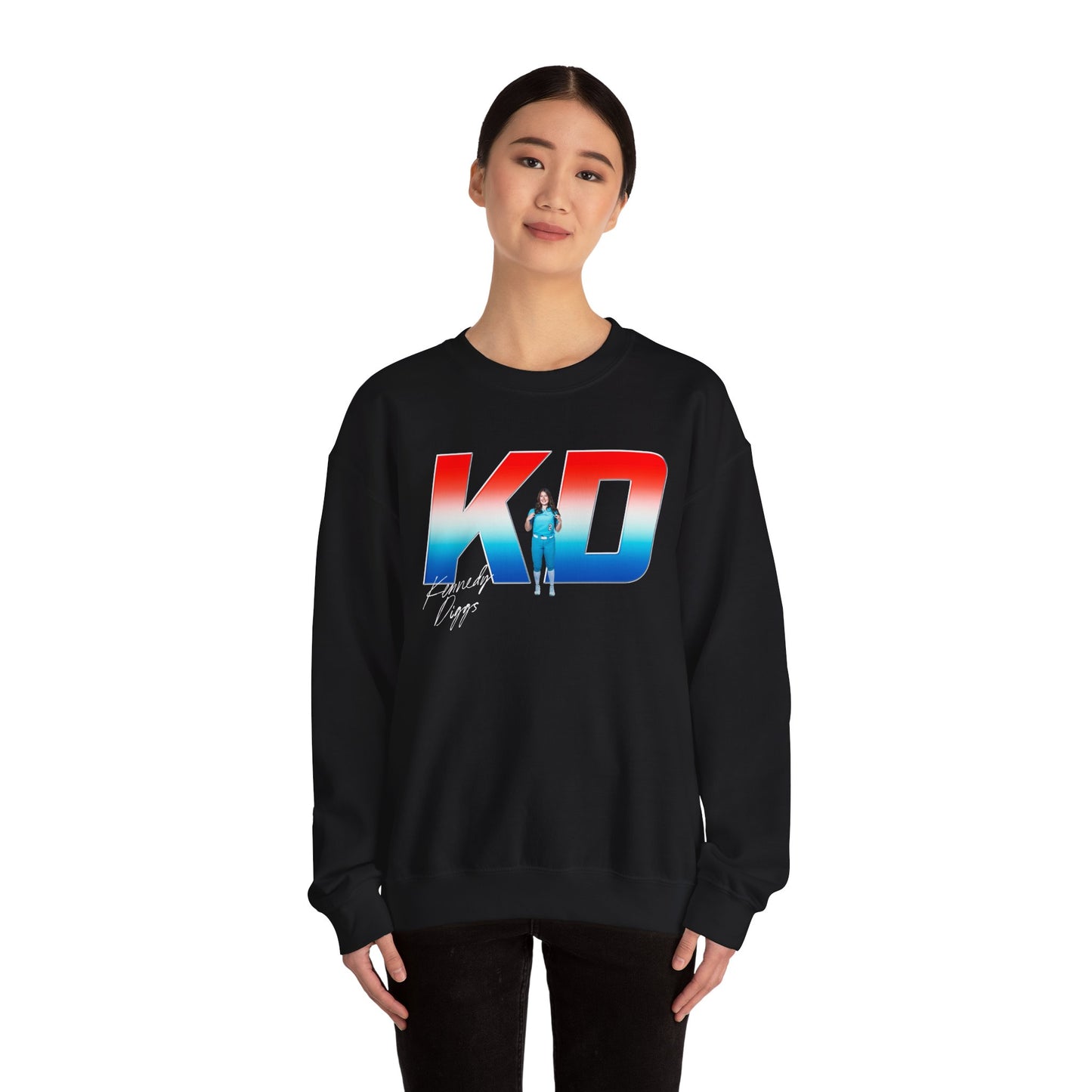 Kennedy Diggs Big Initials Crewneck Sweatshirt