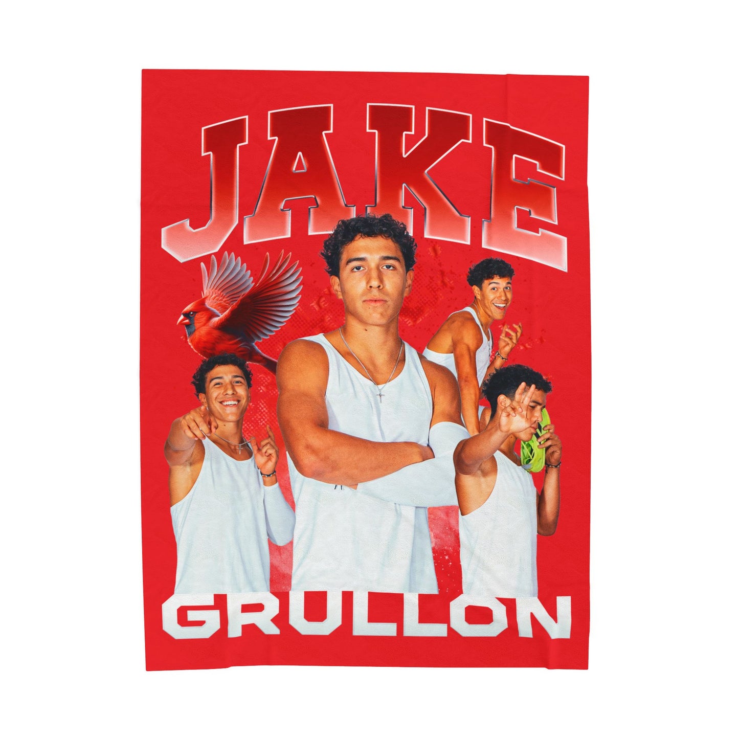Jake Grullon 60"-80" Plush Blanket