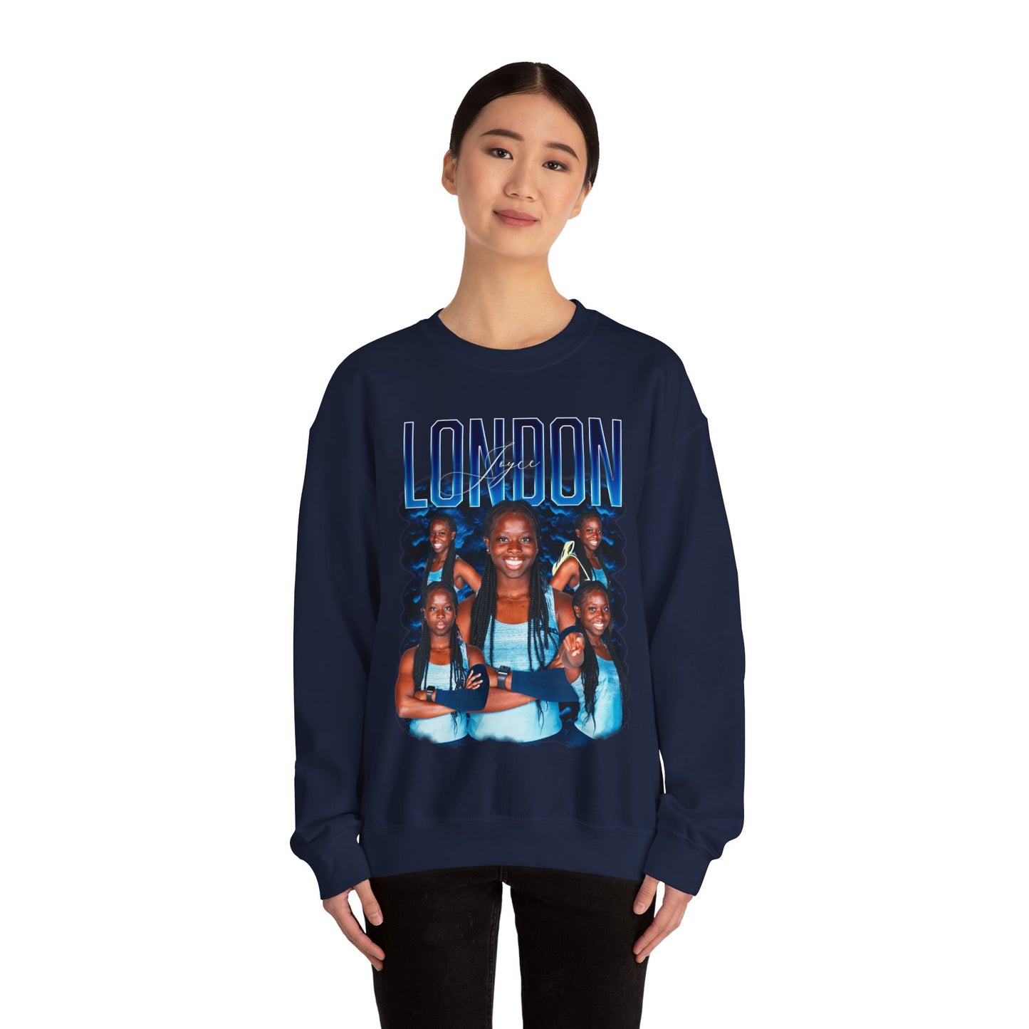 Joyce London Last Name Highlight Crewneck Sweatshirt