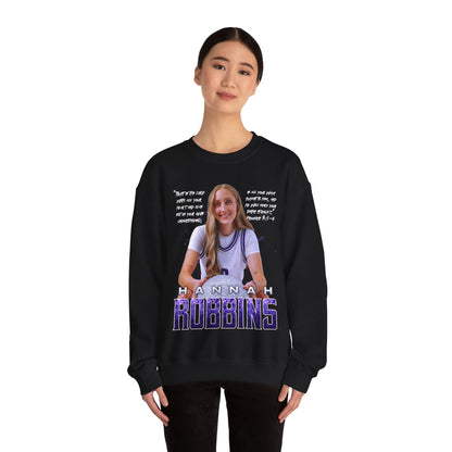 Hannah Robbins Featured Quote Crewneck Sweatshirt